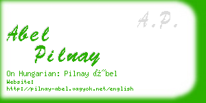 abel pilnay business card